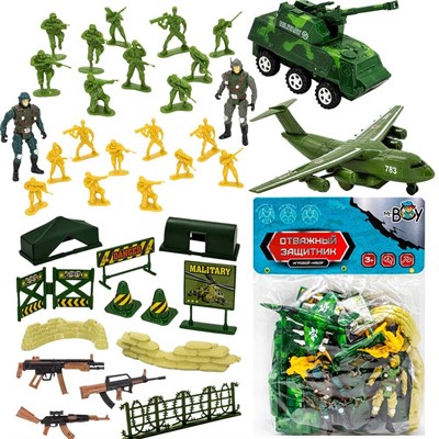 Набор солдатиков MR BOY YS8700-7 с аксес.в пак.. - фото 69920907