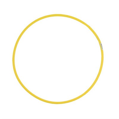 Обруч d 50см облегченный желтый У688 /10/ - фото 69920914