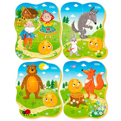 Пазл мягкий Колобок ET02-022 - фото 69920915