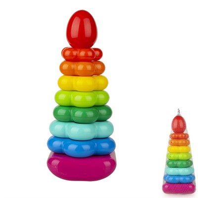 Пирамида «Цветочек-качалка» 29см. У1098 /23/ - фото 69920966