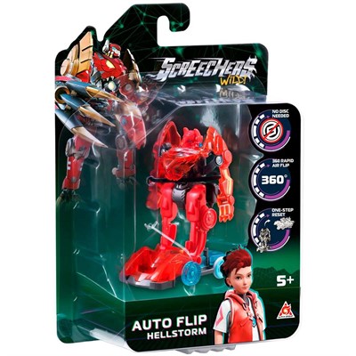Дикие Скричеры Машинка-трансформер Автофлип Хэллшторм S5.ТМ Screechers Wild 62640 - фото 69920975