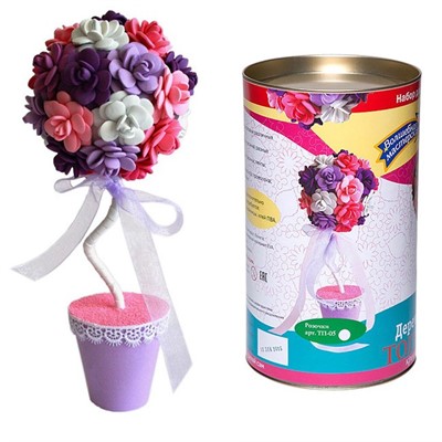 Набор для творчества Топиарий Розочки ТП-05 - фото 69921346