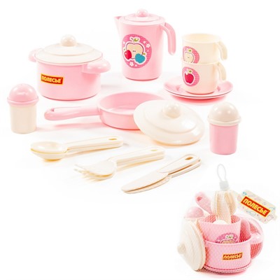 Набор посуды Настенька на 2 персоны (V6) 18 предметов 79923 в сетке П-Е - фото 69921439