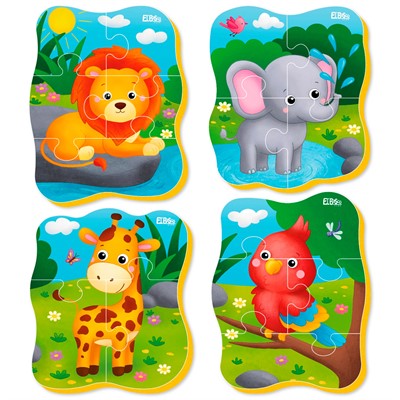 Пазл мягкий Зоопарк ET02-026 - фото 69921480