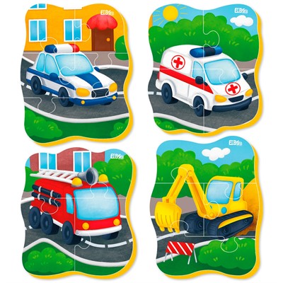 Пазл мягкий Полезные машины ET02-027 - фото 69921481