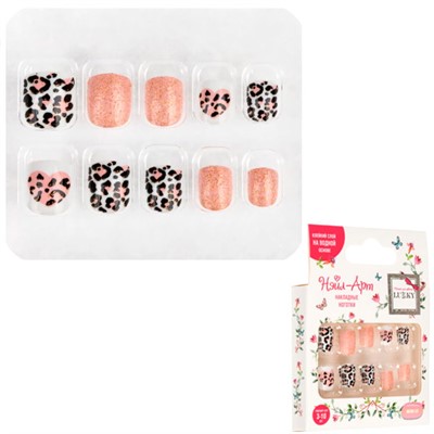 Ногти накладные Lukky Нэйл-Арт Meow Leo 10 наклад.ногтей на клеевой основе,3-10 лет Т26643 - фото 69921734