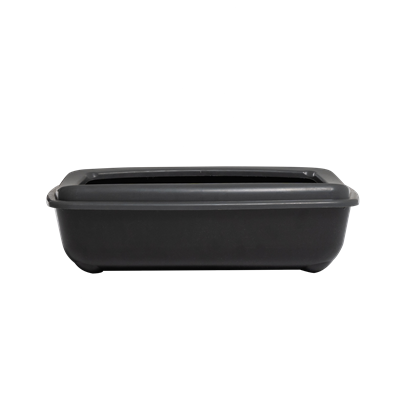 Туалет для кошек (430*300*120) Серый/черный (от 12 шт) - фото 69921796