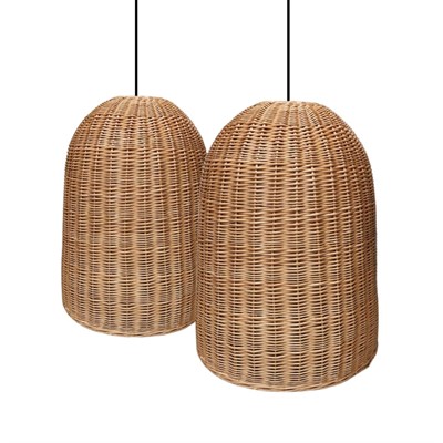 Плетеный абажур В80Д60 см - фото 69922744