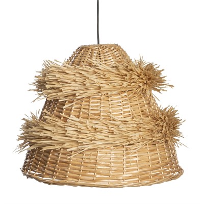 Плетеный абажур "Мохнатик" 50*40 см - фото 69922770