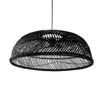 Плетеная люстра  ротанг 60*22 см - фото 69923007