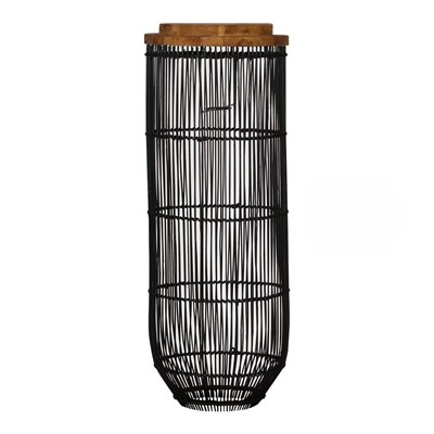 Плетеная люстра  ротанг 25*65 см - фото 69923016