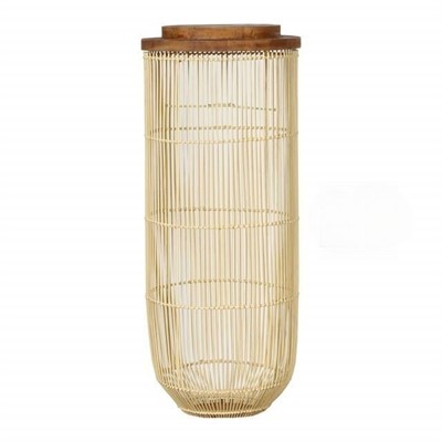 Плетеная люстра  ротанг 25*65 см - фото 69923019