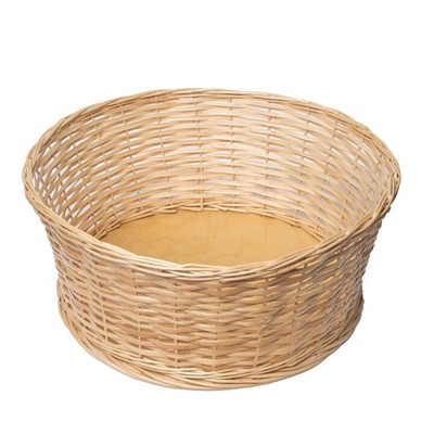 Плетеная корзина круглая 35*15 - фото 69923112