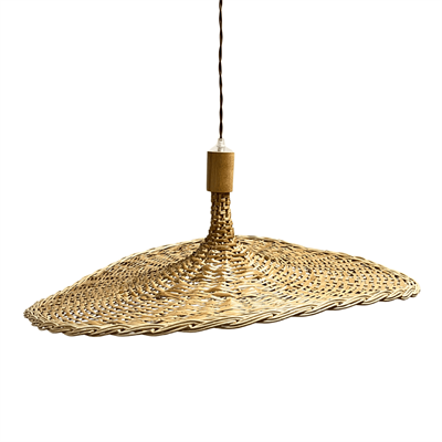 Плетеный абажур 70*20 см - фото 69923229