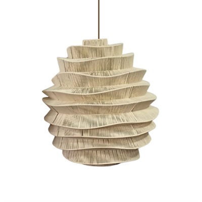 Люстра плетеная "Венеция" В70Д60 см - фото 69923423