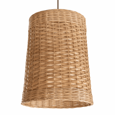 Плетеный абажур из ивовой лозы 37*45 см - фото 69923534