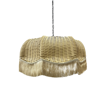 Плетеный абажур из полиротанга 86*43 см - фото 69923615