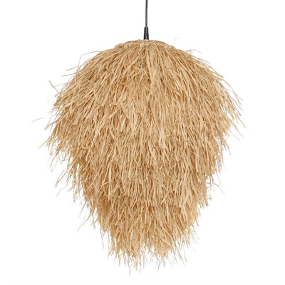 Плетеный абажур "Мохнатик" 35*50 см - фото 69923635