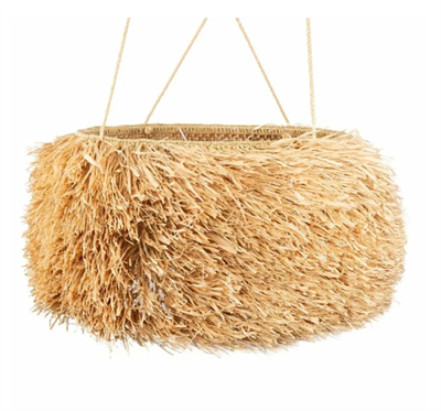 Плетеный абажур "Мохнатик" 100*50 см - фото 69923687