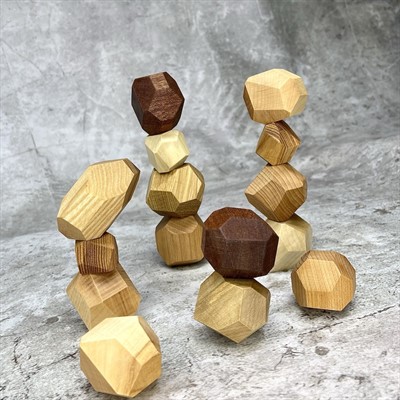 Настольная игра из дерева «Туми Иши» 15 камней XS - фото 69924096