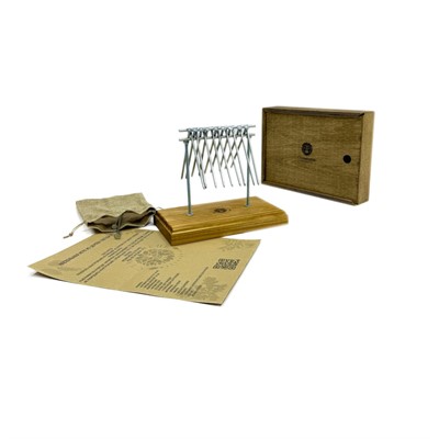 Настольная игра из дерева «Гвозди Форт Боярд» в пенале XS - фото 69924181