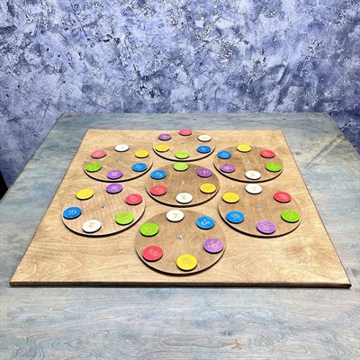 Настольная игра из дерева «Шотландская Рулетка» L - фото 69924245