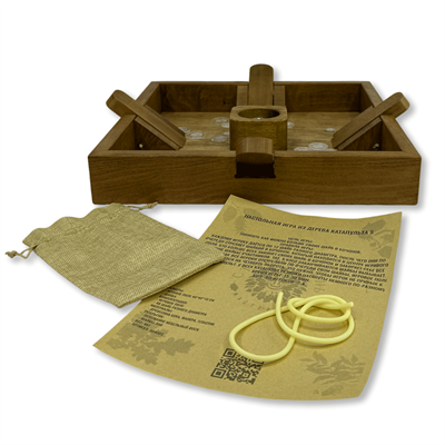 Настольная игра из дерева «Катапульта S» - фото 69924478