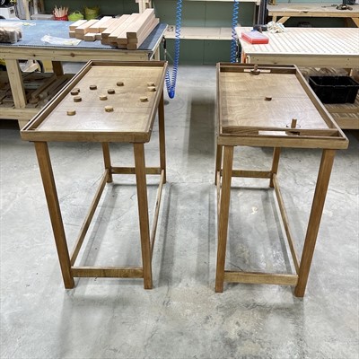 Деревянная игра  «Аэрохоккей и Стрельба по мишени» на 2-х игроков L 2 в 1 с ногами - фото 69925227