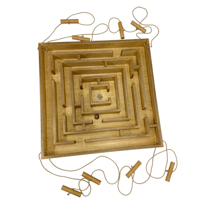 Большой деревянный лабиринт для команды - фото 69925883