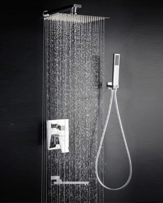 Elbe Встраиваемый душевой комплект 3 режима TVZ-0812 Хром - фото 69926457