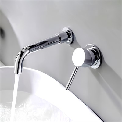 Atlas Хром. Встроенный смеситель для раковины скрытого монтажа TVZ-0814 - фото 69926541