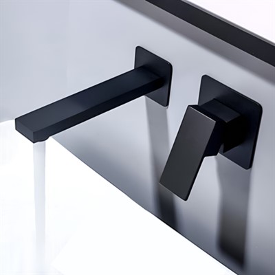 Liva Чёрный. Встроенный смеситель для раковины скрытого монтажа TVZ-1845 - фото 69926550