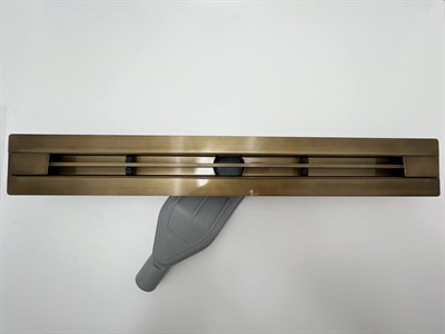 Душевой трап Delgado (SLIM) линейный 700 мм Бронза - фото 69926657