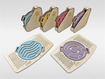 Набор комплектов из 4-х ручных балансиров и 2-х платформ для детей «Балу» - фото 69927912