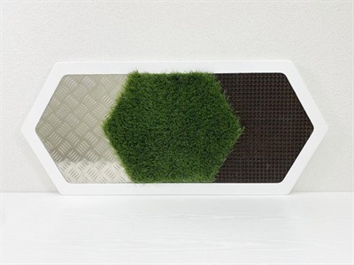 Декоративная тактильная панель 3в1 - «Сталь, Трава, Колючки» - фото 69928024