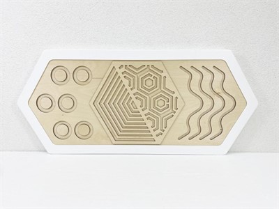 Декоративная тактильная панель - «Рельефные формы» - фото 69928064