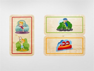 Набор стеновых панелей «Спорт - Движение - жизнь» - фото 69928148