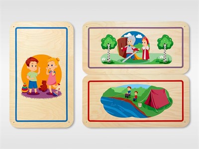 Набор стеновых панелей «Мои увлечения - Любимые занятия» - фото 69928156