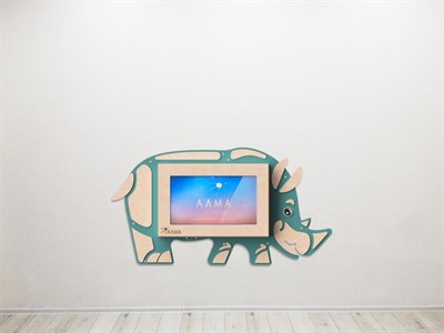 «Носорог» - Декоративная сенсорная панель 32" - фото 69928178