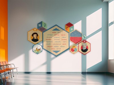 «Стендум - Русский язык, Литература» - набор информационно-методических панелей (9 шт.) - фото 69928772