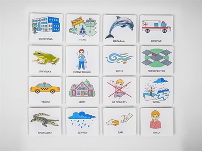 Набор карточек PECS/ПЭКС 380 шт. (базовый) - фото 69929078