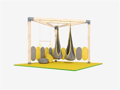 Угловой спортивно-игровой комплекс «Сенсорум» для сенсомоторной интеграции и нейрокоррекции. - фото 69929105