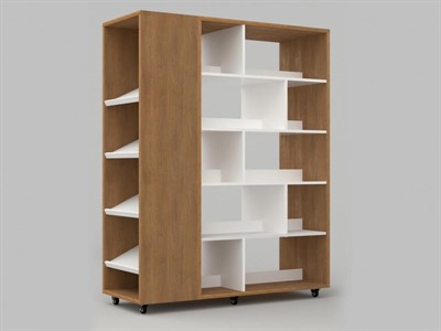 Стеллаж двухсторонний из коллекции СТУГЛ 125х160х50 см - фото 69929166