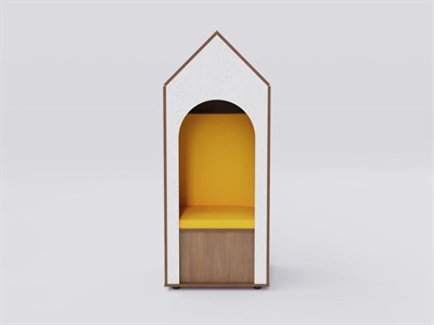 Стеллаж детский с местом для отдыха из коллекции СТУГЛ 60х60х148 см - фото 69929194