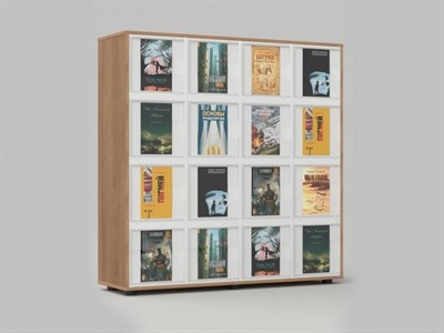 Стеллаж журнальный из коллекции СТУГЛ 120х35х120 см - фото 69929213