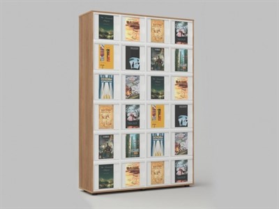 Стеллаж журнальный из коллекции СТУГЛ 120х35х207 см - фото 69929215