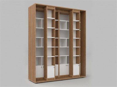 Стеллаж с передвижными модулями из коллекции СТУГЛ 185х232х60 см - фото 69929227