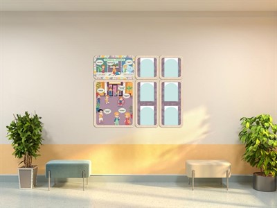 «Правила Этикета» - Информационный стенд для оформления стен в ДОУ - фото 69929580