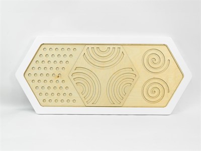 Декоративная тактильная панель - «Рельефные круглые формы» - фото 69930001