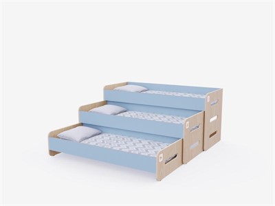 Раздвижная кровать 3 секции в спальную зону из коллекции «НЕГА» - фото 69930144